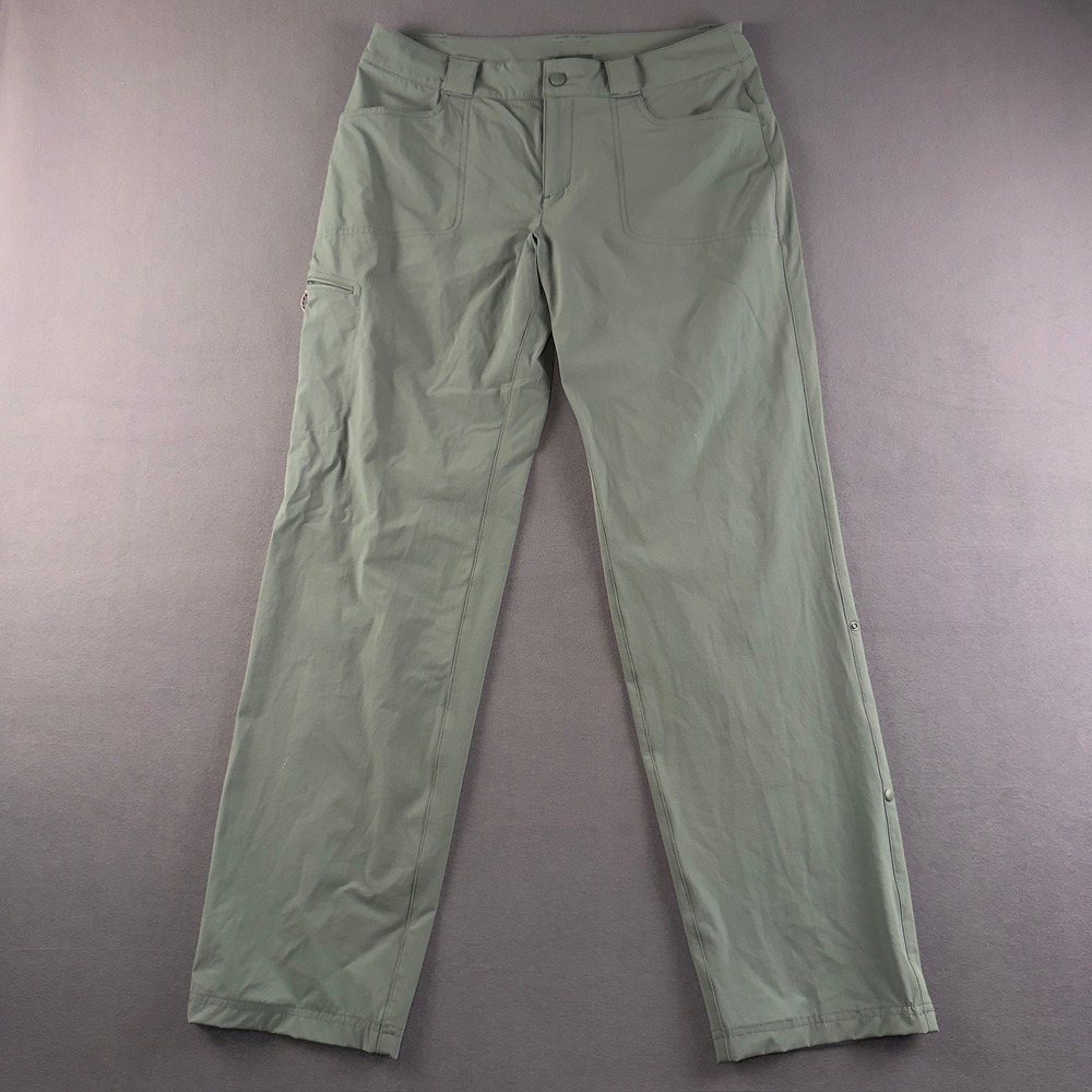 EMS Eastern Mountain Sports Womens Green Hiking Cargo Pants Size 6R F19W1396